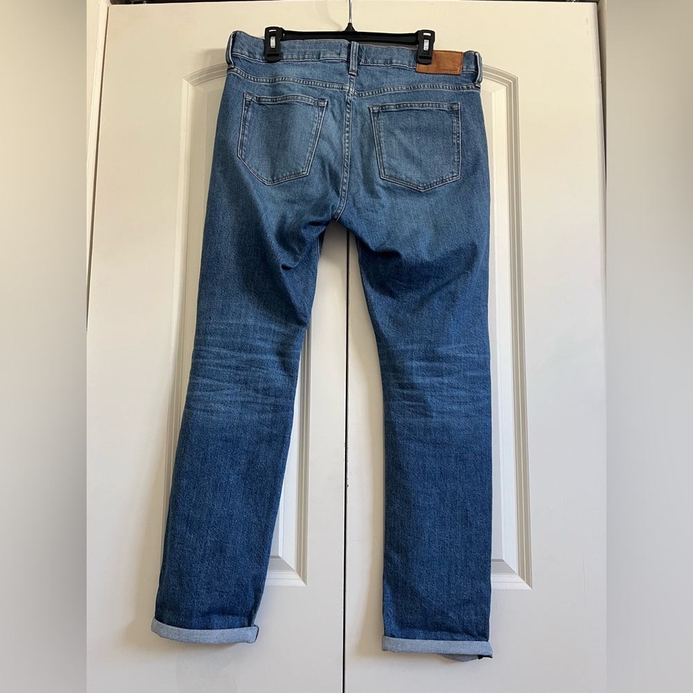🖤J.Crew Men’s Slim-Fit Stretch Jeans – W34 x L32 – Resin Rinse Rinse - Picture 5 of 11